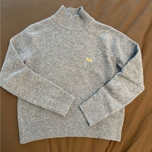MAISON KITSUNE Gray Lambswool Knit